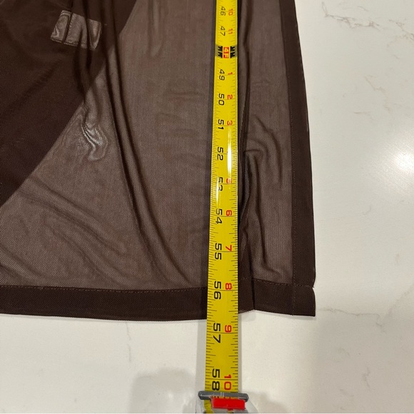 Revolve Superdown Chelsea Maxi Brown Cover Up Sz Small - Picture 10 of 10